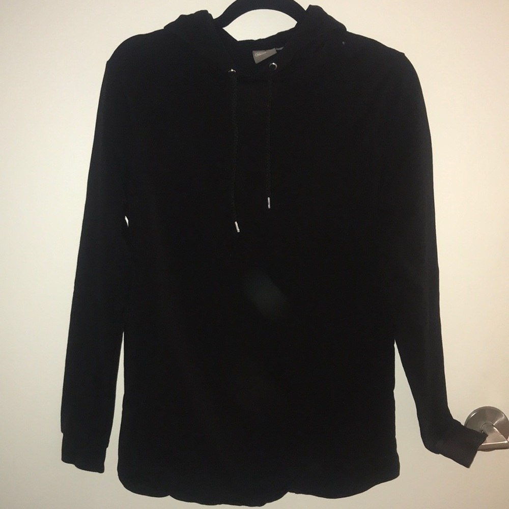 Black ASOS hooded sweatshirt